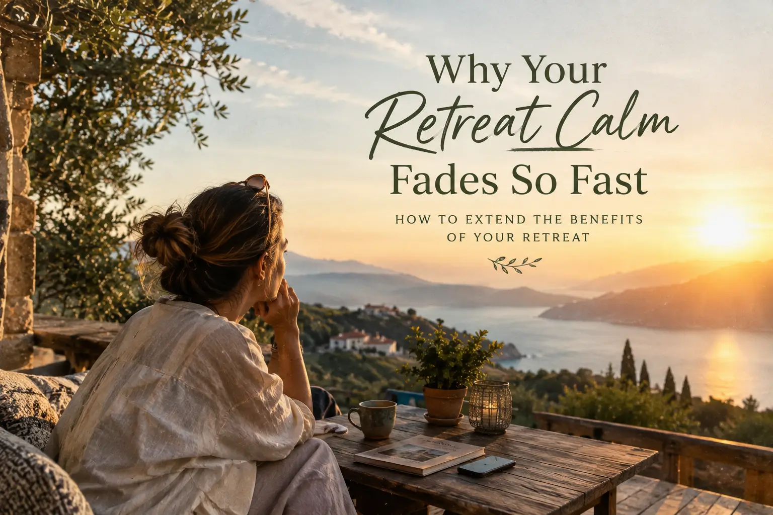 Why Your Retreat Calm Fades So Fast - How to Extend The Benefits of Your Retreat 2026