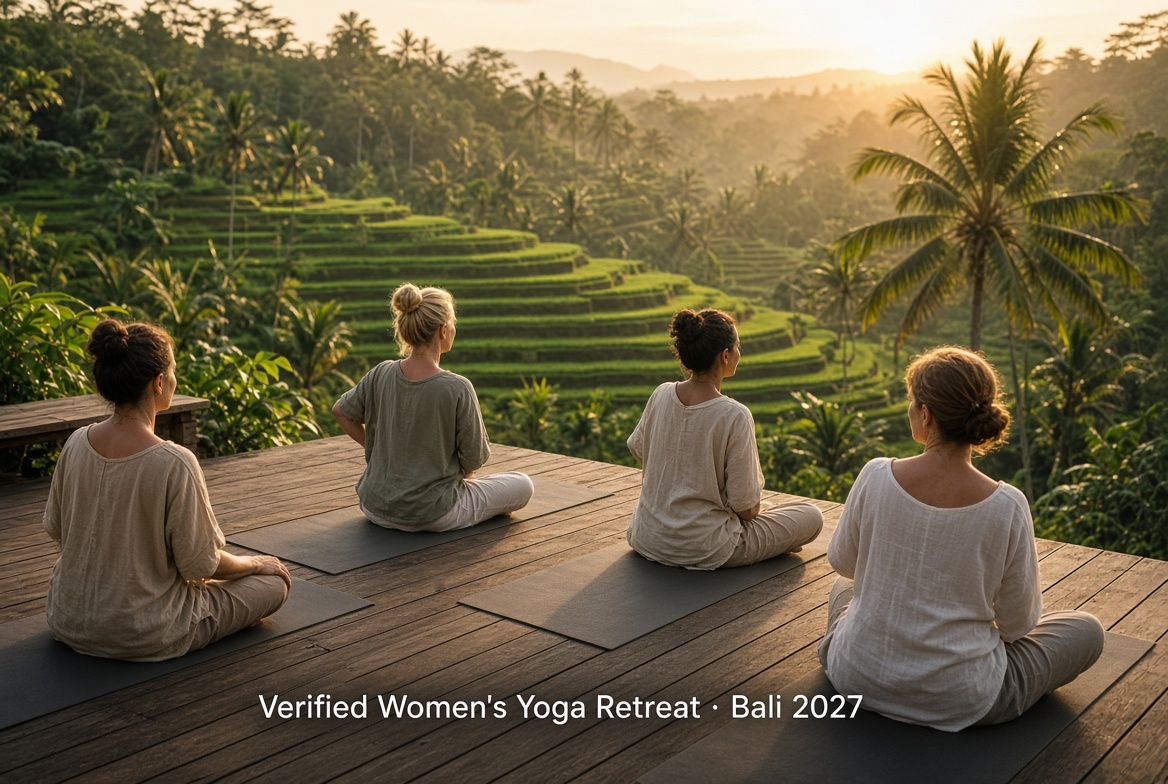 Verified Women's Yoga Retreat to Book Now in Bali for 2027