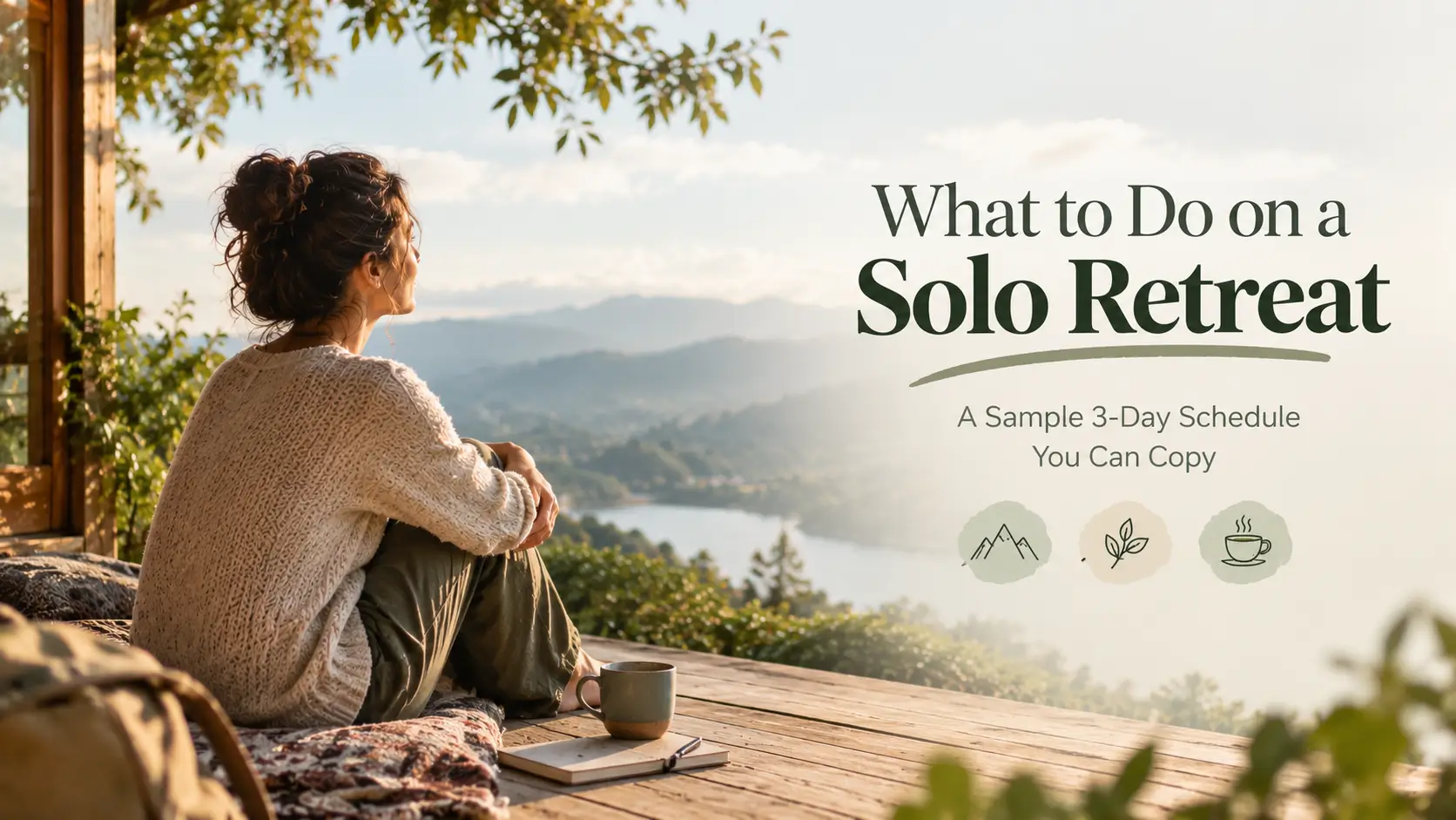 What to Do on a Solo Retreat: A Sample 3-Day Schedule You Can Copy